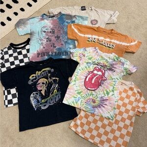 Pink Floyd, Rolling Stones, Bob Marley, and Assorted Graphic T-Shirts Collection